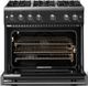 Viking® 5 Series 36" Antique Bronze Pro Style Gas (NG) Range with Polished Chrome Trim-1
