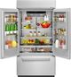 KitchenAid® 42 in. 24.2 Cu. Ft. Stainless Steel Built In Counter Depth French Door Refrigerator-2