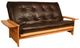 Kodiak Furniture Phoenix Oregon Trail Java/Butternut Queen Futon with Mattress-0