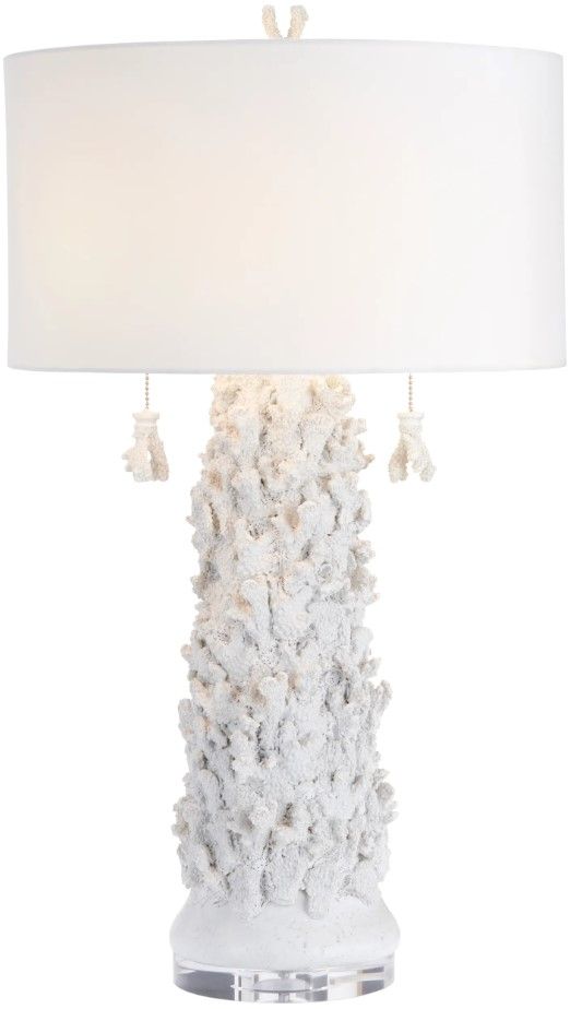 Crestview Collection Coraline White Table Lamp-1