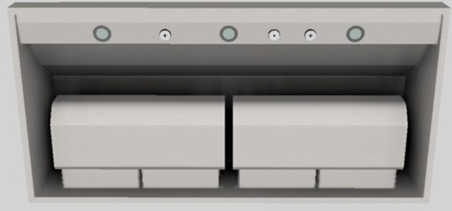Vent-A-Hood® 48" Stainless Steel Wall Mounted Range Hood-3