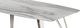 Brassex Inc. Ella Grey Marble Dining Table with Silver Base-1