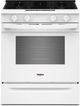 Whirlpool® 30'' White Smart Slide-In Gas Range -0