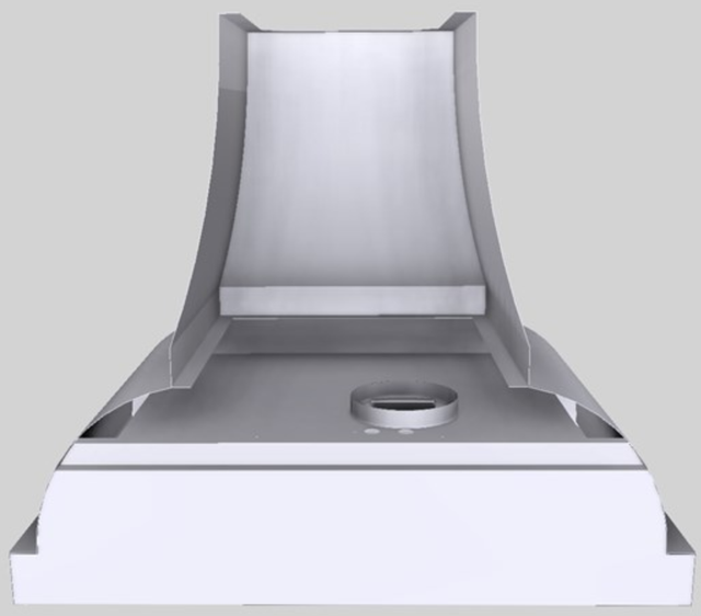 Vent-A-Hood® Designer Series 36" White Wall Mounted Range Hood-2