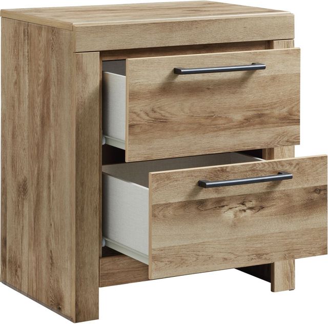 Signature Design by Ashley® Hyanna Tan Nightstand, As-Is-2