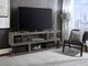 aspenhome® Contemporary Alder Lifestyle Smokey Grey 74" Open S Console-1