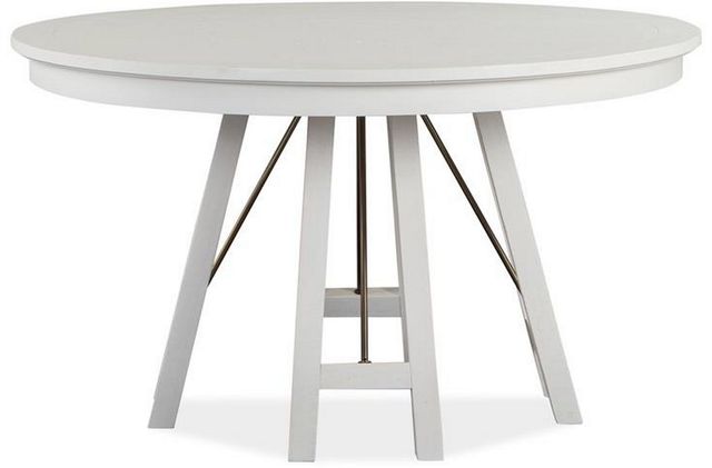 Magnussen Home® Heron Cove Chalk White 52" Round Dining Table-0