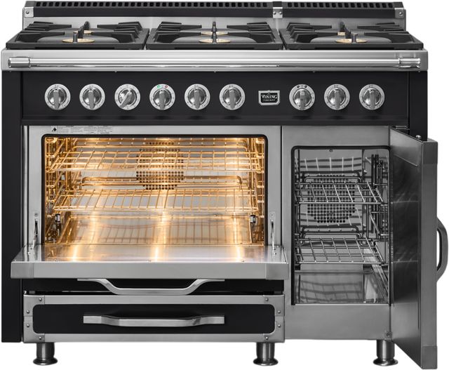 Viking® Tuscany 48" Onyx Pro Style Dual Fuel Range-1