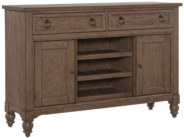 Liberty Furniture Americana Farmhouse 3-Piece Dusty Taupe Living Room Set-1