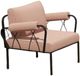 ACME Furniture Rajni Black/Pink Fabric/Metal Outdoor Patio Arm Chair-0