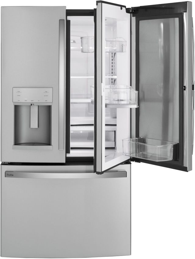 GE Profile™ 36 in. 27.7 Cu. Ft. Fingerprint Resistant Stainless Steel French Door Refrigerator-4