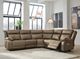 Signature Design by Ashley® Max-Momentum 5-Piece Biscotti Zero Gravity Power Reclining L-Shape Sectional-1