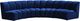 Meridian Furniture Infinity 4-Piece Navy Velvet Modular Sectional-0