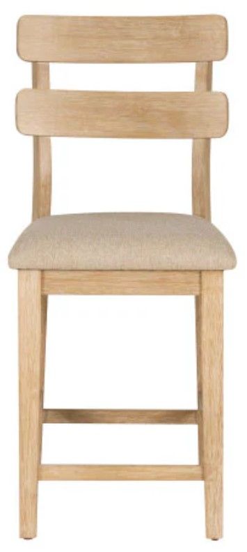 Powell® Daly Beige/Natural Counter Stool-3