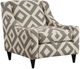 Furniture of America® Parker Gray/Ivory Chair-0