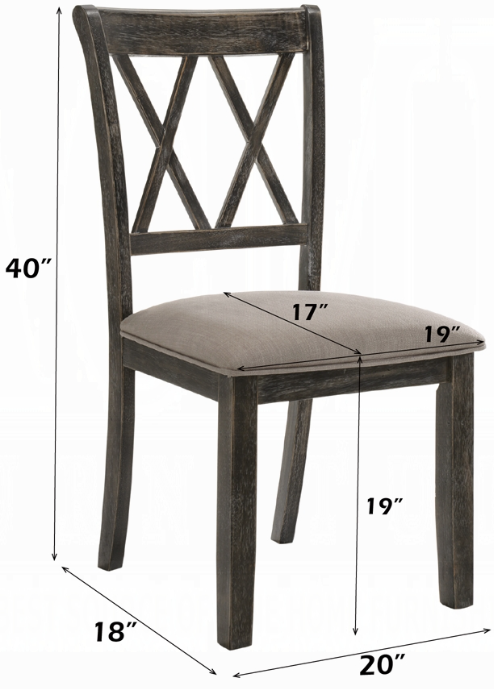 Acme Furniture Claudia II Side Chair - Thumbnail 3