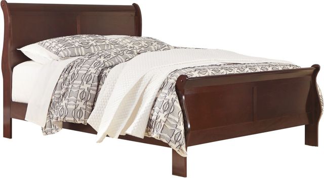 Signature Design by Ashley® Alisdair 6-Piece Dark Brown King Sleigh Bed Set-1