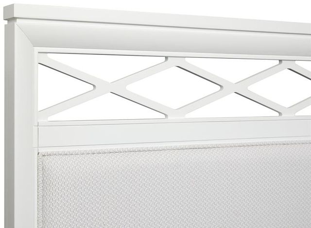 Magnussen Home® Springhouse Whisper White California King Panel Bed with Upholstered Headboard-3