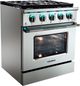 VEZENI Reminiscia 30" Stainless Steel Pro Style Gas Range-3
