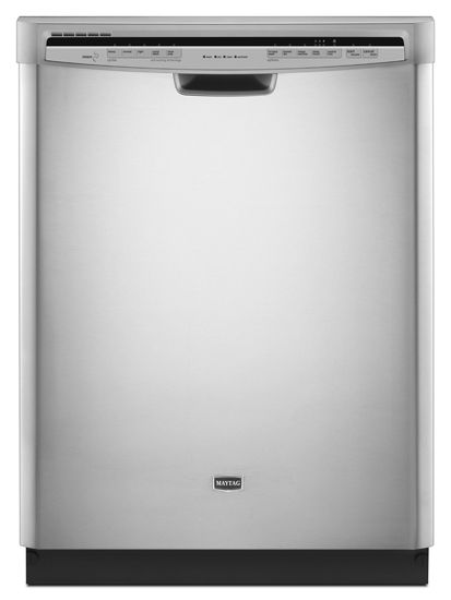 Maytag Jetclean Plus Built In Dishwasher-Monochromatic Stainless Steel-0