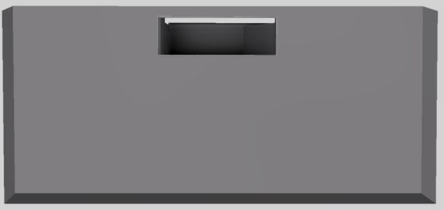 Vent-A-Hood® K Series 42" Gunsmoke Wall Mounted Liner Insert-1