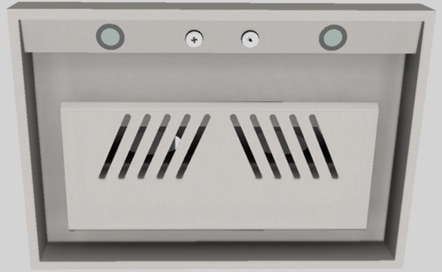 Vent-A-Hood® 30" Stainless Steel Contemporary Wall Mounted Range Hood-3