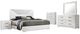 Coaster® Ives 5-Piece White High Gloss Queen Panel Bedroom Set-0