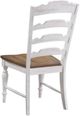 Winners Only® Augusta Rustic Brown/White Dining Side Chair-3
