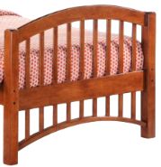 Night & Day Furniture™ Zest Bedroom Molasses Cherry Twin Panel Bed-1