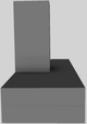 Vent-A-Hood® 48" Gunsmoke Contemporary Wall Mounted Range Hood-1