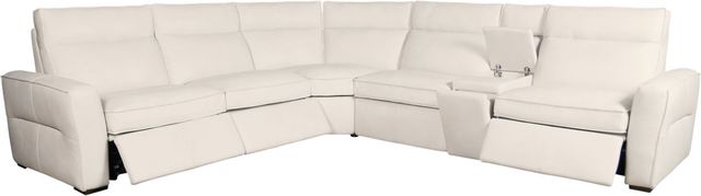 Hooker® Furniture Ready-Made Upholstery Vann 6-Piece Dante Moonshine Power Reclining Sectional-1