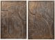 Crestview Collection Harlow 2-Piece Bronze Wall Art Set-0