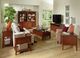 Whittier Wood® Furniture McKenzie Glazed Antique Cherry Sofa Table-1