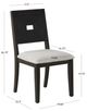 Powell® Ingram 5-Piece Black/Gray Dining Set-3