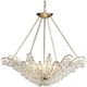 Currey & Company Quantum Contemporary Silver Leaf Chandelier-0