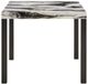 Crown Mark Vega Brown Counter Dining Table with Black Legs-3