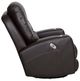 Franklin™ Aspen Holt Coffee Leather Dual Power Swivel Rocker Recliner with Power Headrest-3
