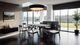 Furniture of America® Sargans Black Wenge Dining Table-1
