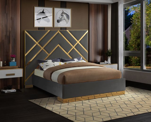 Meridian Furniture Vector Grey Queen Bed-3