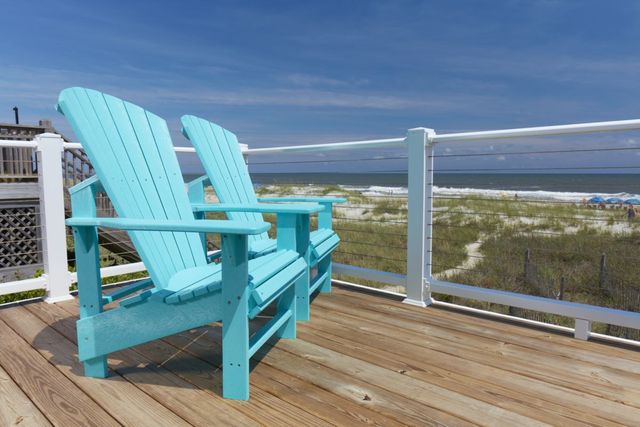 C.R. Plastic Generation Line Turquoise Upright Adirondack-2