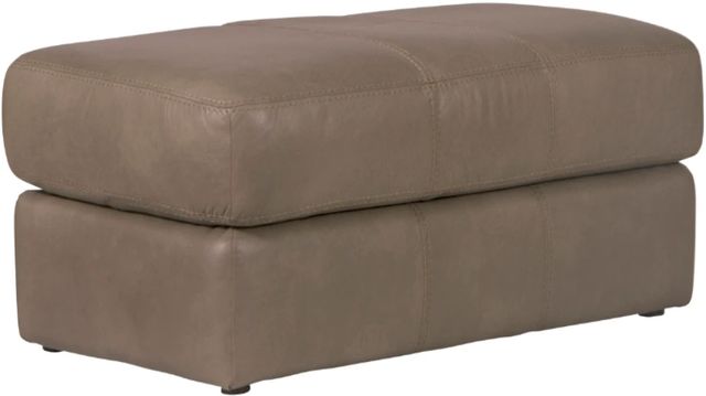 Jackson Furniture Prato Putty Leather Ottoman-0