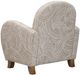 Bassett Mirror Willow Khaki Swirl Accent Chair-2