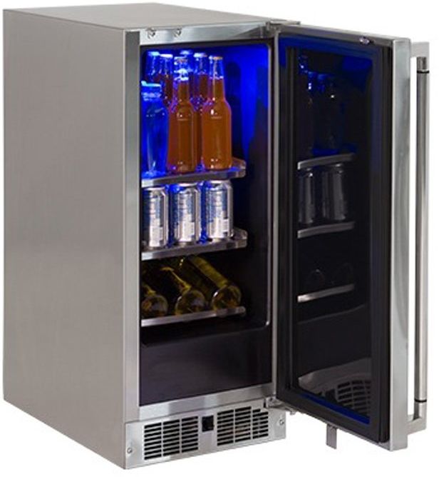 LYNX® Professional 15" 2.73 Cu. Ft. Stainless Steel Outdoor Compact Refrigerator -3