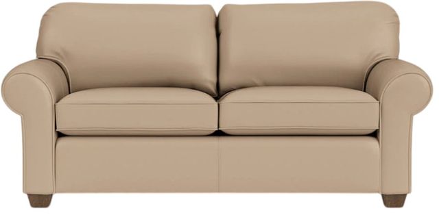 Flexsteel® Customizable Thornton Leather Two-Cushion Sofa-3