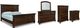 Millennium® by Ashley Porter 5-Piece Rustic Brown King Panel Bed Set-0