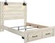Signature Design by Ashley® Cambeck 3-Piece Whitewash Queen Panel Bed Set-1