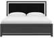 Signature Design by Ashley® Zuraleus Matte Black King Upholstered Platform Bed-2