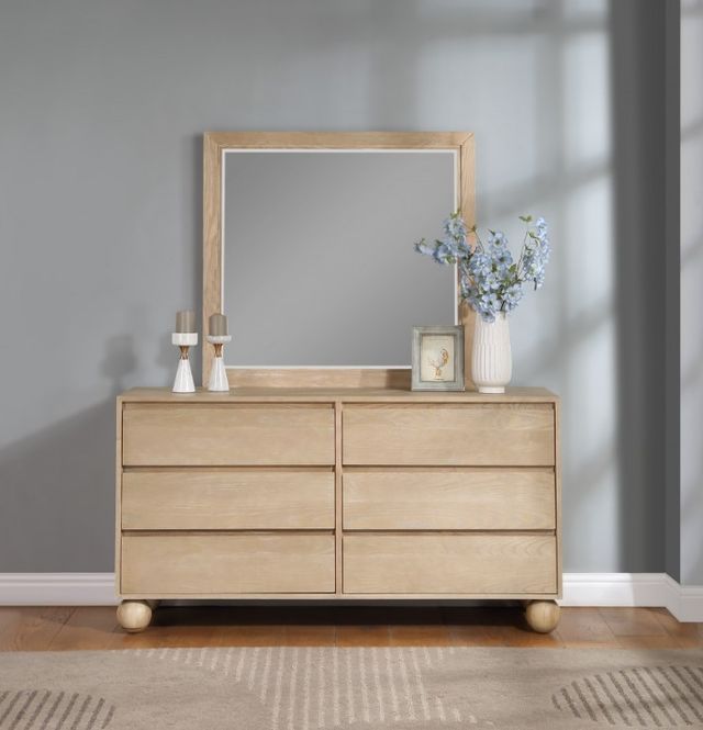 Meridian Furniture Kent Natural Mirror-4