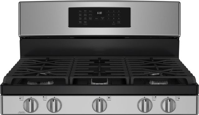 GE® 30" Stainless Steel Freestanding Gas Convection Range with No Preheat Air Fry-2