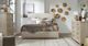 Liberty Furniture Belmar 4-Piece Knubby/Silver Champagne/Washed Taupe California King Sleigh Bed Set-0